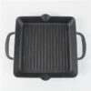 Martha Stewart 12-in Pre-Seasoned Square Cast Iron Grill