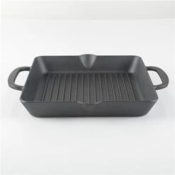 Martha Stewart 12-in Pre-Seasoned Square Cast Iron Grill 5 Martha Stewart 12-in Pre-Seasoned Square Cast Iron Grill -Alliedbas Shop 331062535 MainImage 001 l