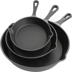 Gibson Home Addlestone 3-Piece Cast Iron Pre Seasoned Skillet Set 8 Gibson Home Addlestone 3-Piece Cast Iron Pre Seasoned Skillet Set -Alliedbas Shop 331062538 AlternateImage1 l
