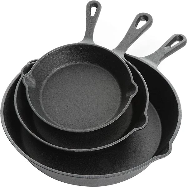 Gibson Home Addlestone 3-Piece Cast Iron Pre Seasoned Skillet Set 4 Gibson Home Addlestone 3-Piece Cast Iron Pre Seasoned Skillet Set - Image 4