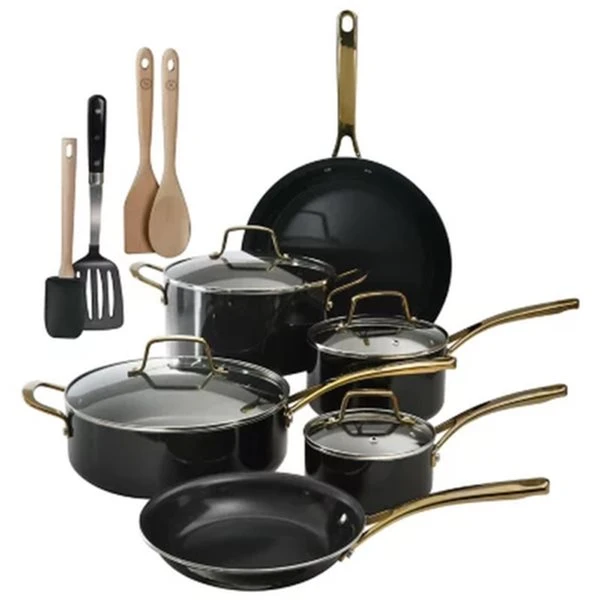 Martha Stewart 14-Piece Cookware Set With Non Stick Interior And Enamel Exterior 5 Martha Stewart 14-Piece Cookware Set With Non Stick Interior And Enamel Exterior - Image 5