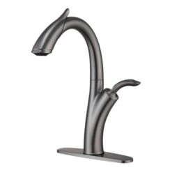 Mondawe Grey 2-Function Pull-down 1-handle Deck Mount Kitchen Faucet -Alliedbas Shop 331064760 MainImage 001 l