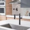 American Standard Studio S Pull-Down Dual Spray Kitchen Faucet - Black