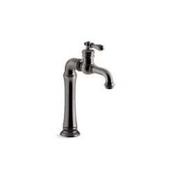 KOHLER Artifacts Gentleman's Vibrant Titanium Deck Mount Bar Sink Faucet