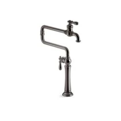 KOHLER Artifacts Vibrant Titanium 2-Handle Deck Mount Pot Filler Faucet