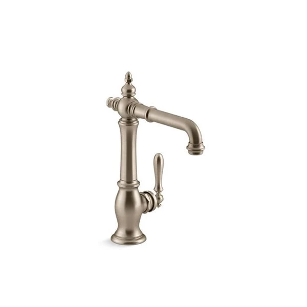 KOHLER Artifacts Vibrant Brushed Bronze Victorian-Style Deck Mount Bar Sink Faucet 1 KOHLER Artifacts Vibrant Brushed Bronze Victorian-Style Deck Mount Bar Sink Faucet