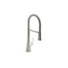KOHLER Graze Vibrant Stainless Steel Deck Mount Pull-Down Kitchen Faucet