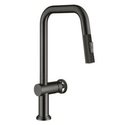 Kraus Urbix Deck Mount Black Stainless Pull-Down Single Handle Kitchen Faucet -Alliedbas Shop 332002911 MainImage 001 l