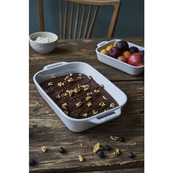 Staub White Ceramic Bakeware Set - 3-Piece 2 Staub White Ceramic Bakeware Set - 3-Piece - Image 2