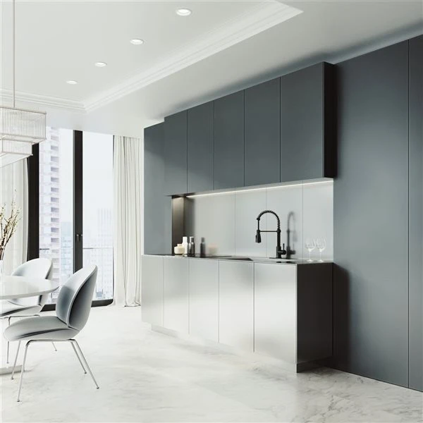 VIGO Brant Matte Black 1-Handle Deck Mount Pull-Down Kitchen Faucet - Deck Plate Included 2 VIGO Brant Matte Black 1-Handle Deck Mount Pull-Down Kitchen Faucet - Deck Plate Included - Image 2