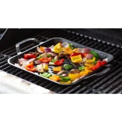 Lodge 11-in Cast Iron Divided Square Griddle -Alliedbas Shop 332006093 AlternateImage2 l