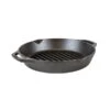Lodge 12-in Cast Iron Dual Handle Grill Pan