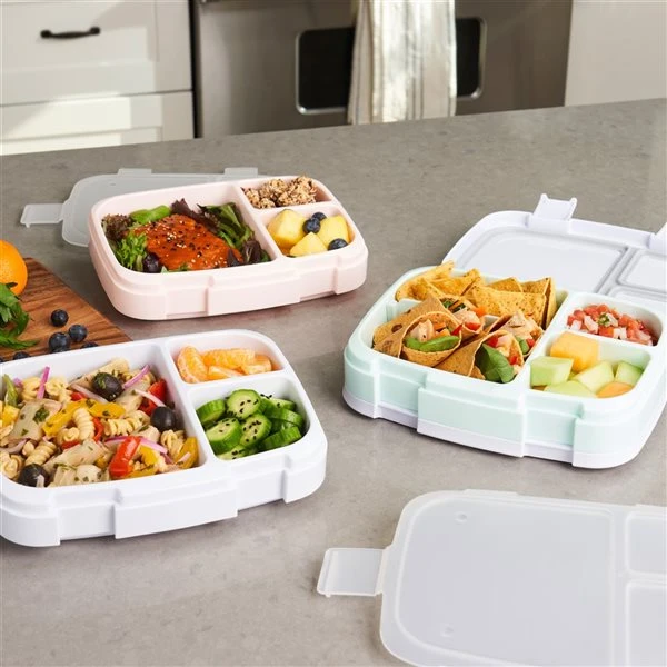 Bentgo Fresh 3-Meal Multisize Plastic Food Storage Container 2 Bentgo Fresh 3-Meal Multisize Plastic Food Storage Container - Image 2