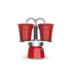 Bialetti BI Mini Express 2 Cup+Bicc Set Red
