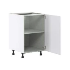 Hugo&Borg Lasalle 21 X 34.5 X 24.88-in Glacier White Door Base Semi-Custom Cabinet -Alliedbas Shop 332014277 AlternateImage2 l