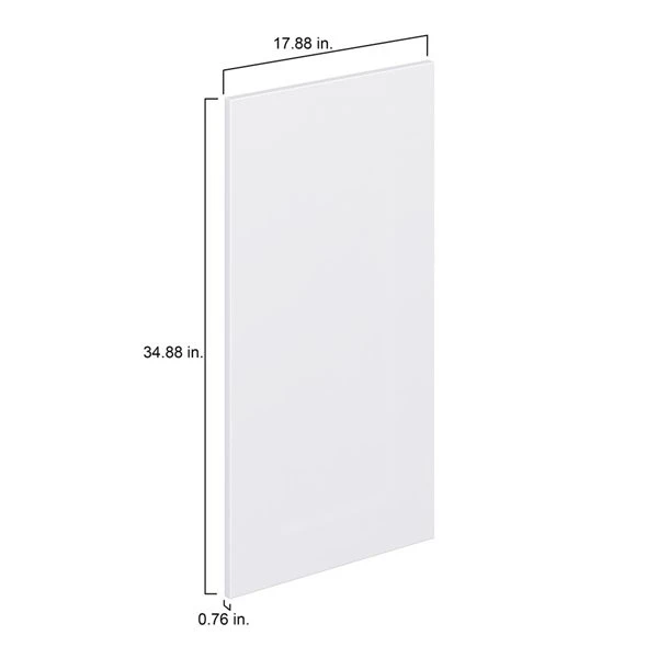 Hugo&Borg Lasalle 17.88 X 34.88 X 0.75-in Cabinet Door Front - White 2 Hugo&Borg Lasalle 17.88 X 34.88 X 0.75-in Cabinet Door Front - White - Image 2