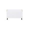 Hugo&Borg Lasalle 36 X 19.5 X 24.88-in Glacier White Drawer Base Semi-Custom Cabinet