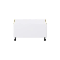 Hugo&Borg Lasalle 36 X 19.5 X 24.88-in Glacier White Drawer Base Semi-Custom Cabinet