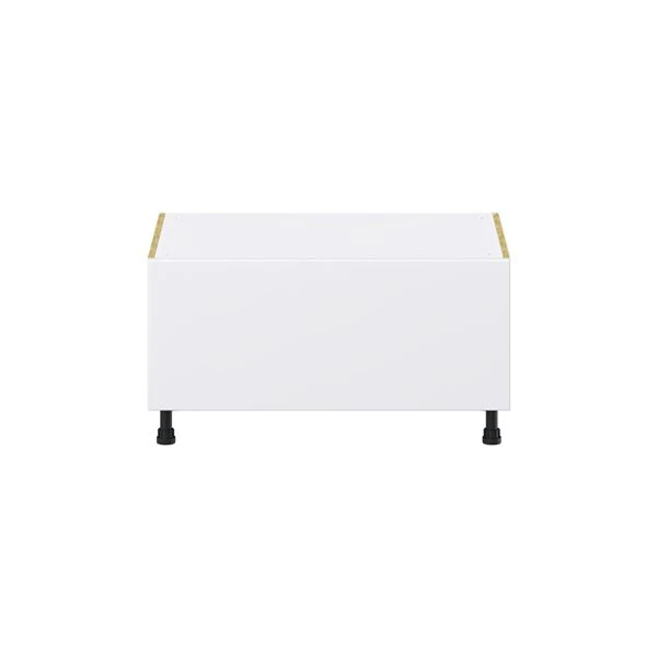 Hugo&Borg Lasalle 36 X 19.5 X 24.88-in Glacier White Drawer Base Semi-Custom Cabinet 1 Hugo&Borg Lasalle 36 X 19.5 X 24.88-in Glacier White Drawer Base Semi-Custom Cabinet