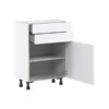 Hugo&Borg Lasalle 24 X 34.5 X 14.88-in Glacier White Door And Drawer Base Semi-Custom Cabinet
