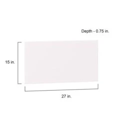 Hugo&Borg Lasalle 27 X 15 X 0.75-in Cabinet Drawer Front - White