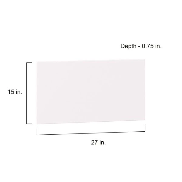 Hugo&Borg Lasalle 27 X 15 X 0.75-in Cabinet Drawer Front - White 1 Hugo&Borg Lasalle 27 X 15 X 0.75-in Cabinet Drawer Front - White