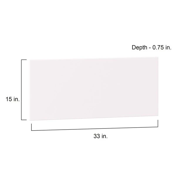 Hugo&Borg Lasalle 33 X 15 X 0.75-in Cabinet Drawer Front - White 2 Hugo&Borg Lasalle 33 X 15 X 0.75-in Cabinet Drawer Front - White - Image 2
