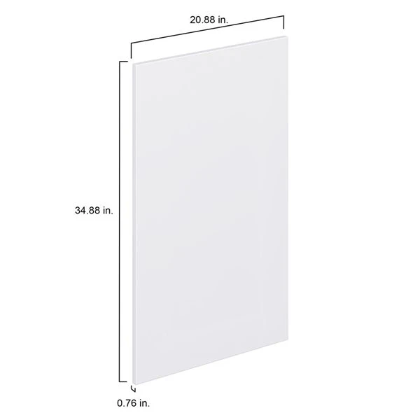 Hugo&Borg Lasalle 20.88 X 34.88 X 0.75-in Cabinet Door Front - White 2 Hugo&Borg Lasalle 20.88 X 34.88 X 0.75-in Cabinet Door Front - White - Image 2