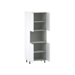 Hugo&Borg Lasalle 30 X 84.5 X 24.88-in Glacier White Door Pantry Semi-Custom Cabinet -Alliedbas Shop 332014345 AlternateImage2 l