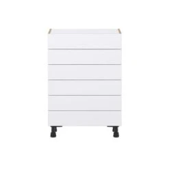 Hugo&Borg Lasalle 24 X 34.5 X 14.88-in Glacier White Drawer Base Semi-Custom Cabinet -Alliedbas Shop 332014351 AlternateImage3 l