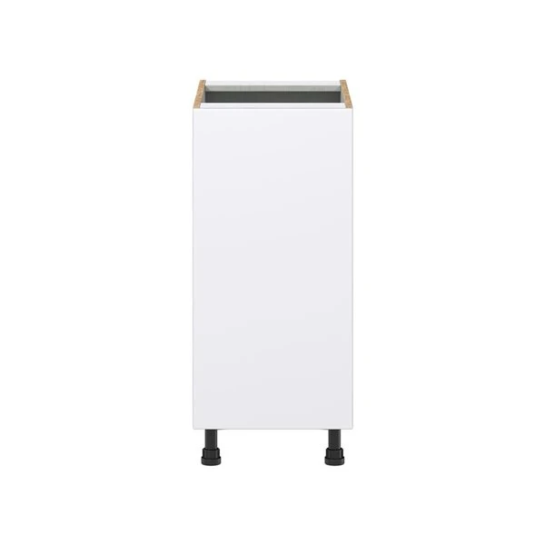 Hugo&Borg Lasalle 15 X 34.5 X 24.88-in Glacier White Door Base Semi-Custom Cabinet 2 Hugo&Borg Lasalle 15 X 34.5 X 24.88-in Glacier White Door Base Semi-Custom Cabinet - Image 2