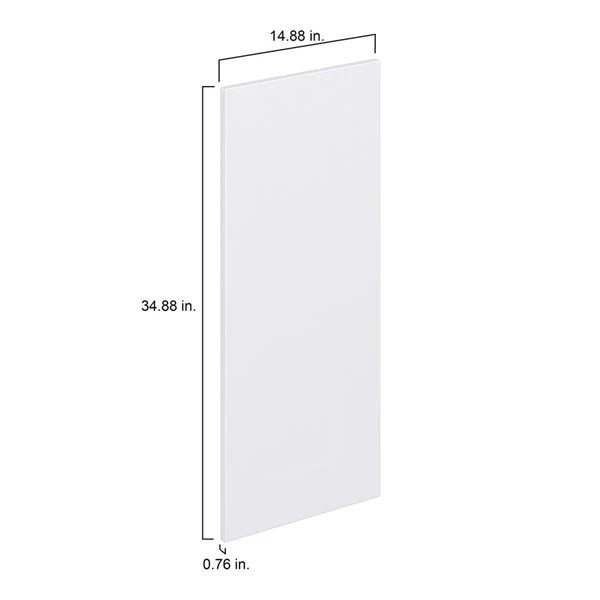 Hugo&Borg Lasalle 14.88 X 34.88 X 0.75-in Cabinet Door Front - White 1 Hugo&Borg Lasalle 14.88 X 34.88 X 0.75-in Cabinet Door Front - White
