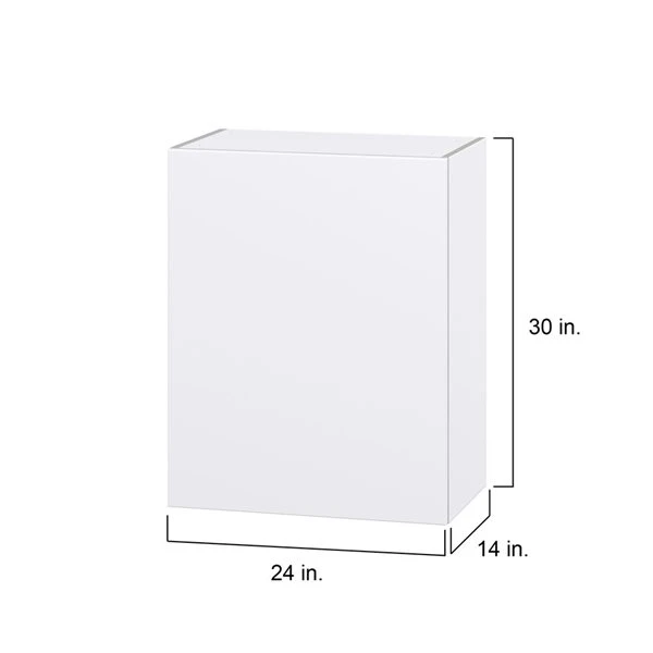 Hugo&Borg Lasalle 24 X 30 X 14.88-in Glacier White Door Wall Semi-Custom Cabinet 4 Hugo&Borg Lasalle 24 X 30 X 14.88-in Glacier White Door Wall Semi-Custom Cabinet - Image 4