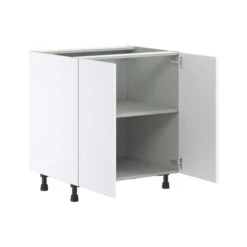 Hugo&Borg Lasalle 30 X 34.5 X 24.88-in Glacier White Door Base Semi-Custom Cabinet 7 Hugo&Borg Lasalle 30 X 34.5 X 24.88-in Glacier White Door Base Semi-Custom Cabinet -Alliedbas Shop 332014376 AlternateImage2 l