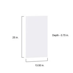 Hugo&Borg Lasalle 13.5 X 25 X 0.75-in Cabinet Door Front - White