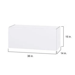 Hugo&Borg Lasalle 36 X 15 X 14.88-in Glacier White Door Wall Semi-Custom Cabinet 7 Hugo&Borg Lasalle 36 X 15 X 14.88-in Glacier White Door Wall Semi-Custom Cabinet -Alliedbas Shop 332014384 AlternateImage1 l