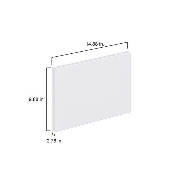 Hugo&Borg Lasalle 14.88 X 9.88 X 0.75-in Cabinet Door Front - White 1 Hugo&Borg Lasalle 14.88 X 9.88 X 0.75-in Cabinet Door Front - White