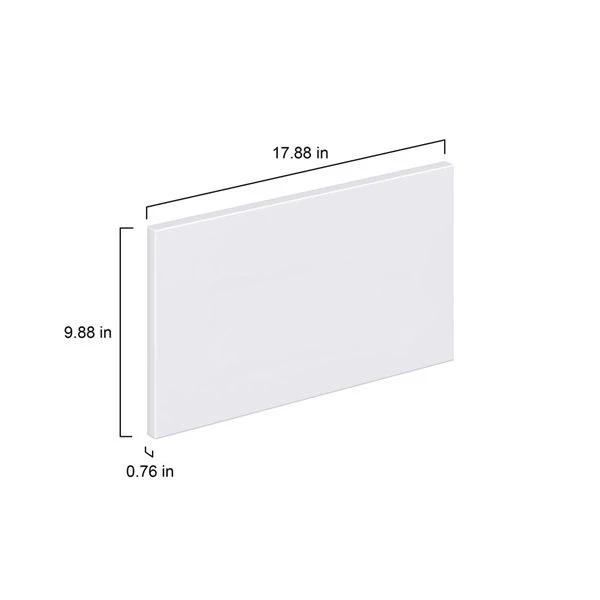 Hugo&Borg Lasalle 17.88 X 9.88 X 0.75-in Cabinet Drawer Front - White 3 Hugo&Borg Lasalle 17.88 X 9.88 X 0.75-in Cabinet Drawer Front - White - Image 3