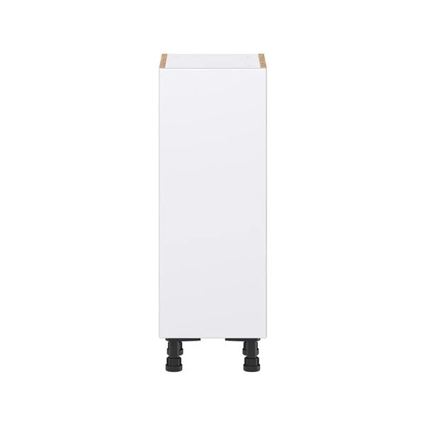 Hugo&Borg Lasalle 12 X 34.5 X 14.88-in Glacier White Door Base Semi-Custom Cabinet 1 Hugo&Borg Lasalle 12 X 34.5 X 14.88-in Glacier White Door Base Semi-Custom Cabinet