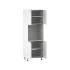 Hugo&Borg Lasalle 30 X 89.5 X 24.88-in Glacier White Door Pantry Semi-Custom Cabinet