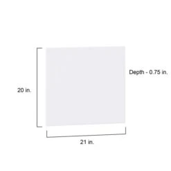 Hugo&Borg Lasalle 21 X 20 X 0.75-in Cabinet Door Front - White