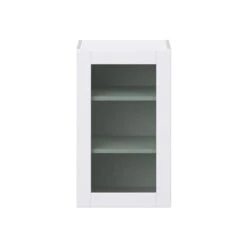 Hugo&Borg Lasalle 18 X 30 X 14.88-in Glacier White Door Wall Semi-Custom Cabinet