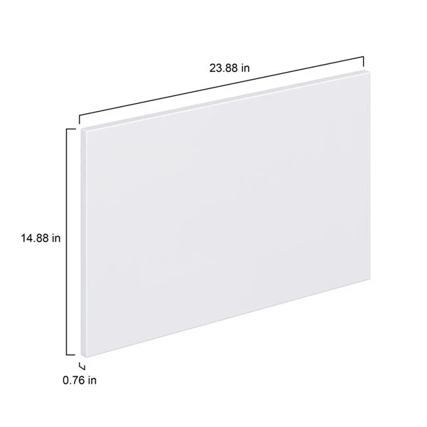 Hugo&Borg Lasalle 23.88 X 14.88 X 0.75-in Cabinet Drawer Front - White 4 Hugo&Borg Lasalle 23.88 X 14.88 X 0.75-in Cabinet Drawer Front - White - Image 4