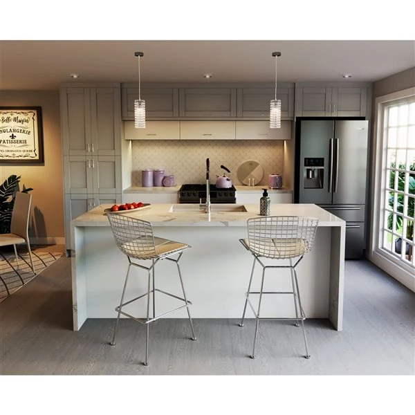 Hugo&Borg Lasalle 36 X 15 X 24.88-in Glacier White Door Wall Semi-Custom Cabinet 5 Hugo&Borg Lasalle 36 X 15 X 24.88-in Glacier White Door Wall Semi-Custom Cabinet - Image 5