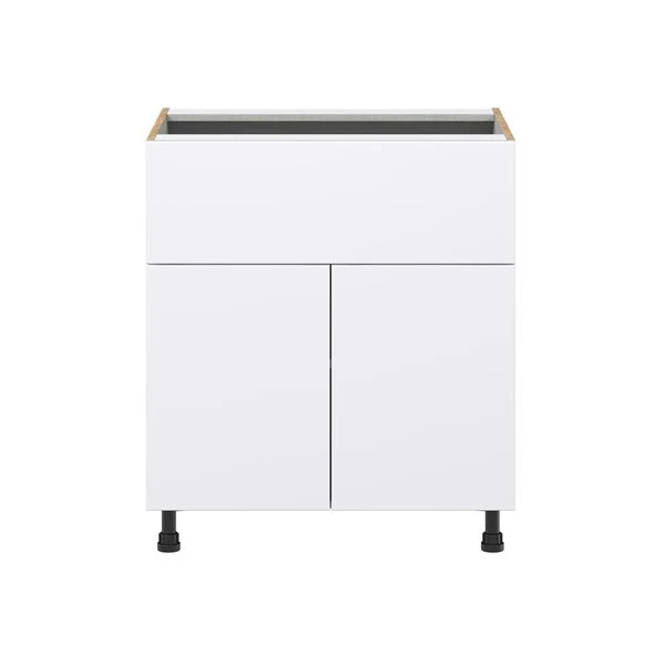 Hugo&Borg Lasalle 30 X 34.5 X 24.88-in Glacier White Door And Drawer Base Semi-Custom Cabinet 5 Hugo&Borg Lasalle 30 X 34.5 X 24.88-in Glacier White Door And Drawer Base Semi-Custom Cabinet - Image 5