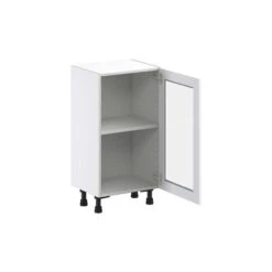 Hugo&Borg Lasalle 18 X 34.5 X 14.88-in Glacier White Door Base Semi-Custom Cabinet -Alliedbas Shop 332014465 AlternateImage2 l