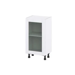 Hugo&Borg Lasalle 18 X 34.5 X 14.88-in Glacier White Door Base Semi-Custom Cabinet -Alliedbas Shop 332014465 MainImage 001 l
