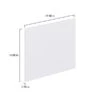 Hugo&Borg Lasalle 17.88 X 14.88 X 0.75-in Cabinet Drawer Front - White