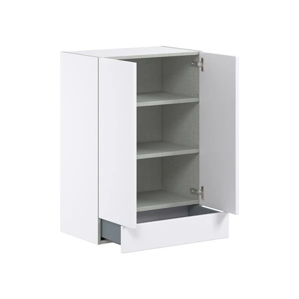 Hugo&Borg Lasalle 24 X 35 X 14.88-in Glacier White Door And Drawer Wall Semi-Custom Cabinet 1 Hugo&Borg Lasalle 24 X 35 X 14.88-in Glacier White Door And Drawer Wall Semi-Custom Cabinet