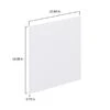 Hugo&Borg Lasalle 23.88 X 24.88 X 0.75-in Cabinet Door Front - White